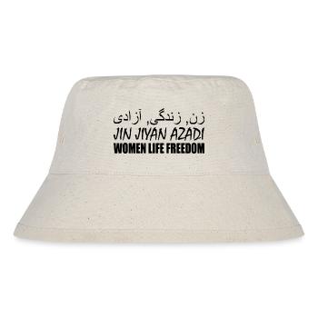 Women life freedom jin jiyan azadi - Stanley/Stella Recycled Bucket Hat - natural - Front