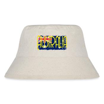 Australia two - Stanley/Stella Recycled Bucket Hat - natural - Front
