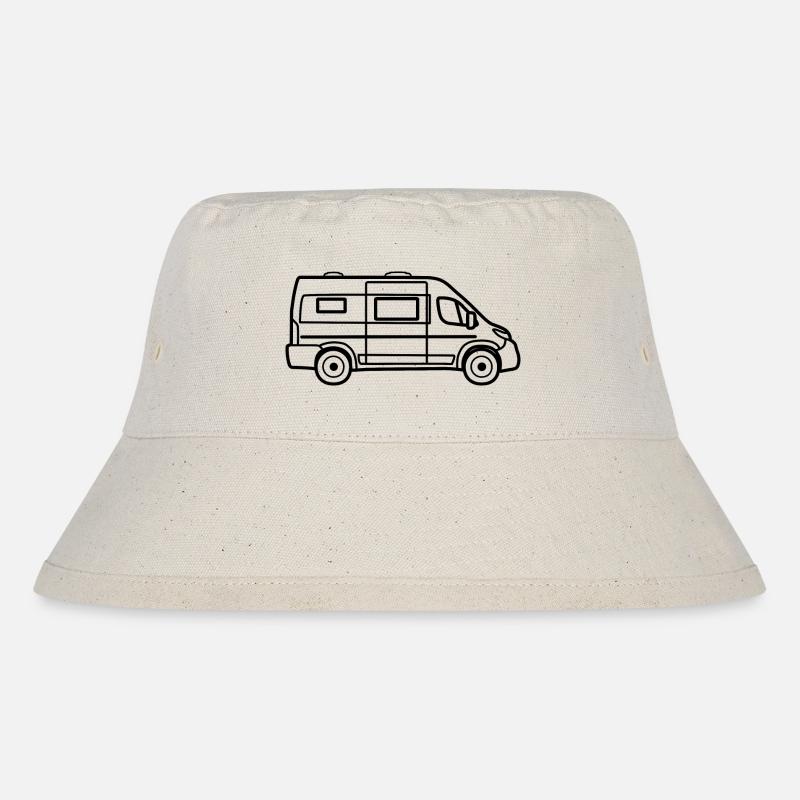 Van / Camper Van - Contour New - Stanley/Stella Recycled Bucket Hat - natural