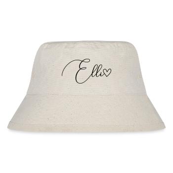 Elli Surname First Name Girl - Stanley/Stella Recycled Bucket Hat - natural - Front