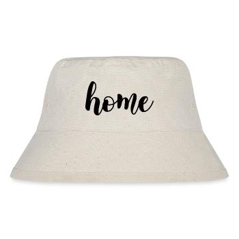 Home-Beschriftung - Stanley/Stella recycelter Bucket Hat - Naturweiß - Vorne