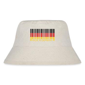 Barcode Made in Germany - Stanley/Stella recycelter Bucket Hat - Naturweiß - Vorne