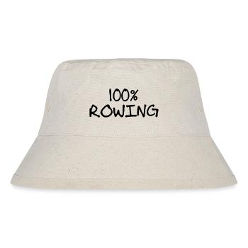100% Rowing - Rowing - Row - Rowing - Sport - Stanley/Stella Recycled Bucket Hat - natural - Front