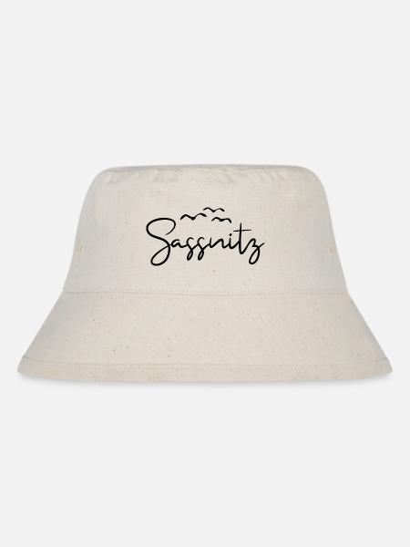 Sassnitz Möwen Rügen Hafenstadt Sassnitz - Stanley/Stella recycelter Bucket Hat - Naturweiß