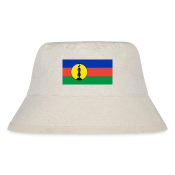 Neukaledonien - Stanley/Stella recycelter Bucket Hat - Naturweiß - Vorne