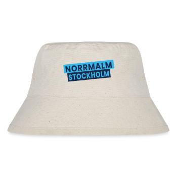 Norrmalm Stockholms Typografie - Stanley/Stella recycelter Bucket Hat - Naturweiß - Vorne