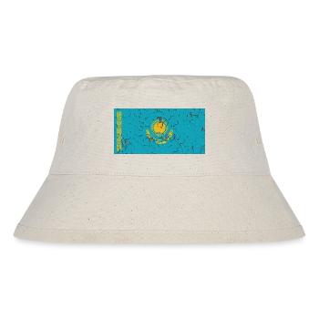 Flagge Kasachstan - Stanley/Stella recycelter Bucket Hat - Naturweiß - Vorne