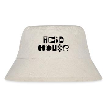 Acid House Fancy Typography logo design - Stanley/Stella Recycled Bucket Hat - natural - Front