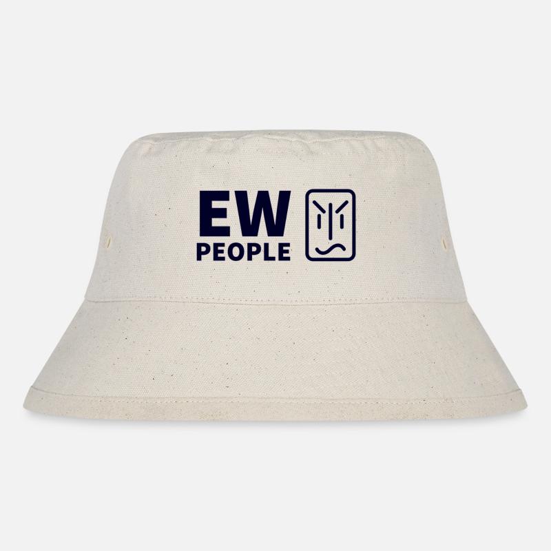 Ew People hipster - Stanley/Stella Recycled Bucket Hat - natural