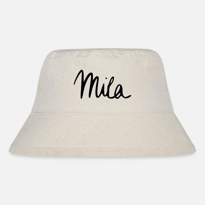 Mila - Stanley/Stella recycelter Bucket Hat - Naturweiß