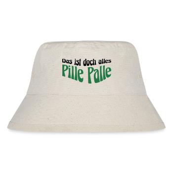 Pille Palle - Stanley/Stella recycelter Bucket Hat - Naturweiß - Vorne