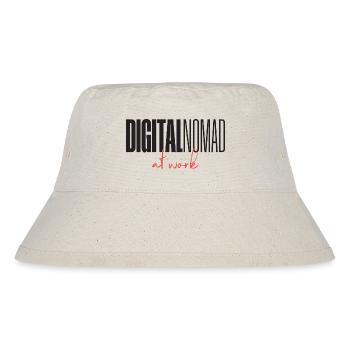 Digitalnomad at work - Stanley/Stella Recycled Bucket Hat - natural - Front