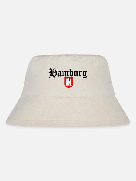 Hamburg - Stanley/Stella recycelter Bucket Hat - Naturweiß