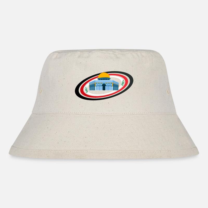 Jerusalem Mosque Quds Sakhra - Stanley/Stella Recycled Bucket Hat - natural
