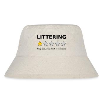 Anti Pollution 1 Star Review - Stanley/Stella Recycled Bucket Hat - natural - Front