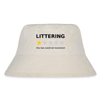 Anti Pollution 1 Star Review - Stanley/Stella Recycled Bucket Hat - natural - Front