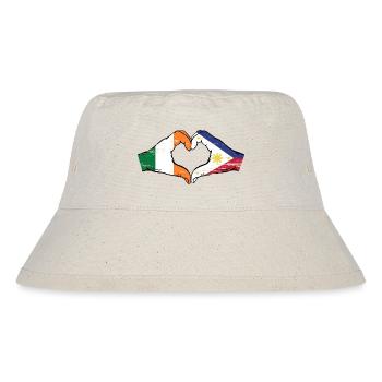 Irlande Philippines drapeau mains forme de coeur utilisé - Bob recyclé Stanley/Stella - blanc naturel - Devant