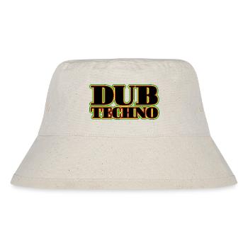 Dub Techno Neon Retro - Stanley/Stella recycelter Bucket Hat - Naturweiß - Vorne