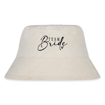 Team Bride - Stanley/Stella recycelter Bucket Hat - Naturweiß - Vorne