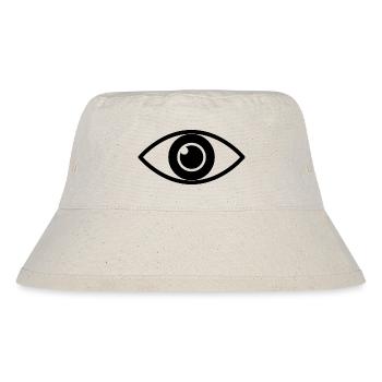 Auge - Stanley/Stella recycelter Bucket Hat - Naturweiß - Vorne