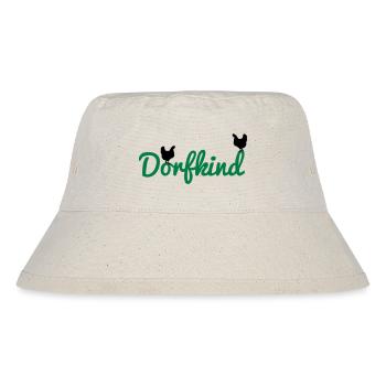 Dorfkind II - Stanley/Stella recycelter Bucket Hat - Naturweiß - Vorne