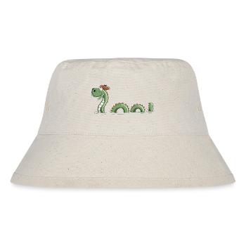 Nessie Seeungeheuer In Schottland - Comic - Fun - Stanley/Stella recycelter Bucket Hat - Naturweiß - Vorne