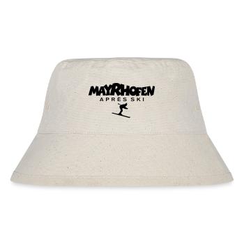 Mayrhofen Après-Ski Skifahrer - Stanley/Stella recycelter Bucket Hat - Naturweiß - Vorne
