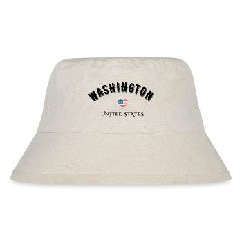 Washington Vereinigte Staaten - Stanley/Stella recycelter Bucket Hat - Naturweiß - Vorne
