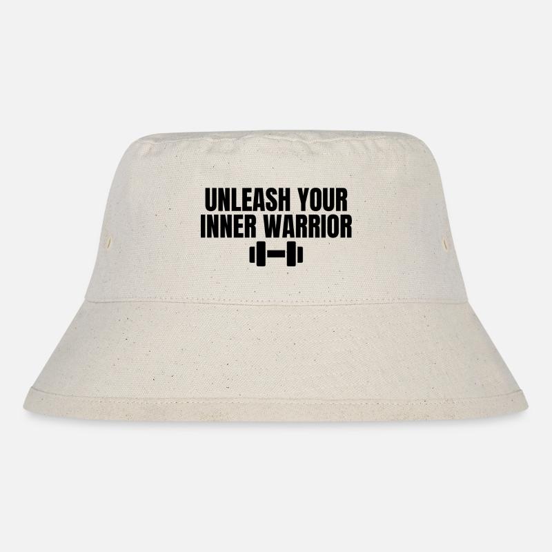 Gym - Stanley/Stella recycelter Bucket Hat - Naturweiß