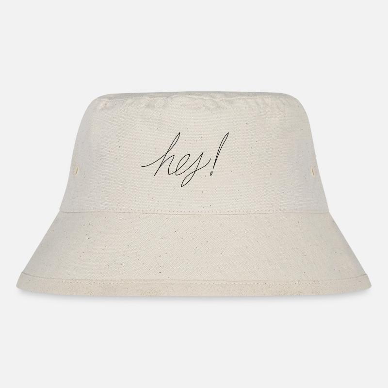 hej - Stanley/Stella recycelter Bucket Hat - Naturweiß