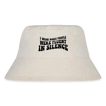 LUSTIGER SARKASTISCHER SPRUCH - Stanley/Stella recycelter Bucket Hat - Naturweiß - Vorne