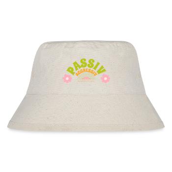 Passiv aggressiv - Nein ich bin nicht sauer - Stanley/Stella recycelter Bucket Hat - Naturweiß - Vorne