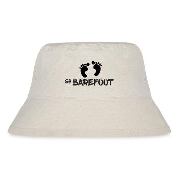 Go Barefoot - Courir pieds nus - Bob recyclé Stanley/Stella - blanc naturel - Devant