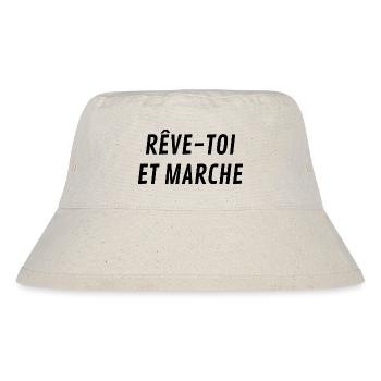 Rêve toi et marche - Bob recyclé Stanley/Stella - blanc naturel - Devant