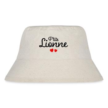 Petite Lionne Humour Surnom Affectueux Femme - Bob recyclé Stanley/Stella - blanc naturel - Devant
