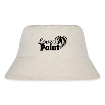 Peinture Amour Coeur Tête De Cheval - Bob recyclé Stanley/Stella - blanc naturel - Devant