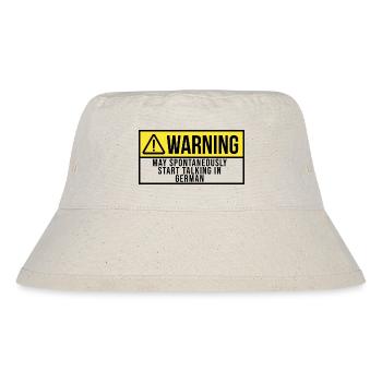 Deutsch - Stanley/Stella recycelter Bucket Hat - Naturweiß - Vorne