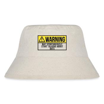 Bat - Stanley/Stella Recycled Bucket Hat - natural - Front