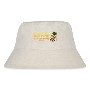 Pineapple Beach Resort Japon Été Katakana - Bob recyclé Stanley/Stella - blanc naturel - Devant
