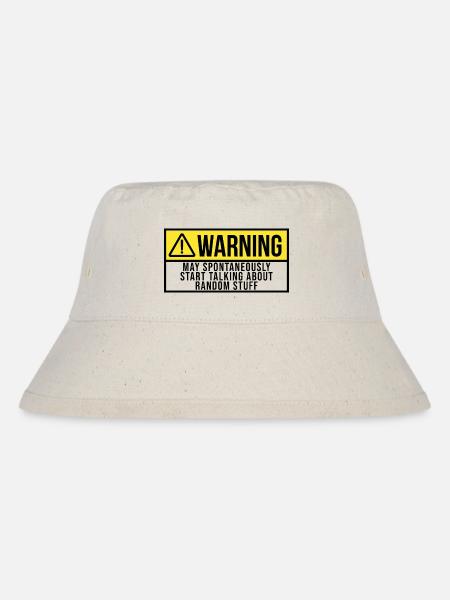 ADHS ADHS ADHS ADHS - Stanley/Stella recycelter Bucket Hat - Naturweiß