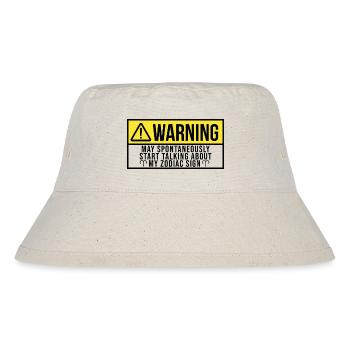 Widder - Stanley/Stella recycelter Bucket Hat - Naturweiß - Vorne