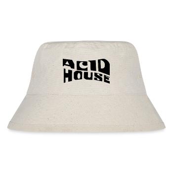 Acid House music logo design - Stanley/Stella Recycled Bucket Hat - natural - Front
