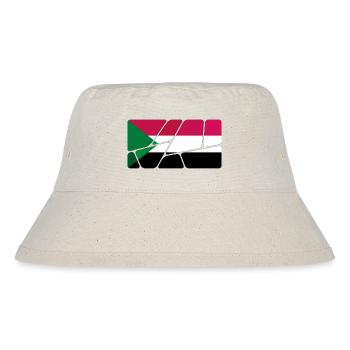 Sudan as a flag - Stanley/Stella Recycled Bucket Hat - natural - Front