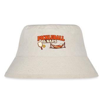 Pickleball & Naps - Stanley/Stella Recycled Bucket Hat - natural - Front