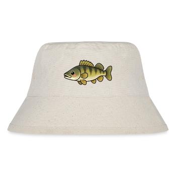 Niedliche Zander Kinder Angeldesign - Stanley/Stella recycelter Bucket Hat - Naturweiß - Vorne
