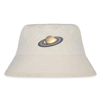 Saturn 3D - Stanley/Stella recycelter Bucket Hat - Naturweiß - Vorne