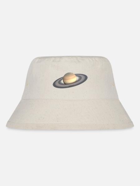 Saturn 3D - Stanley/Stella recycelter Bucket Hat - Naturweiß