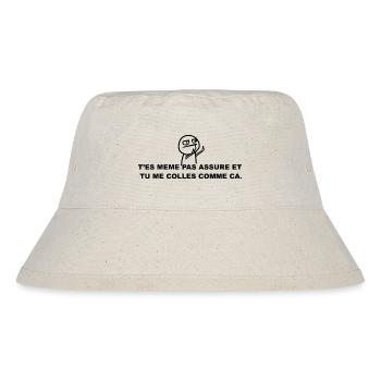 Bleib nicht so stehen! - Stanley/Stella recycelter Bucket Hat - Naturweiß - Vorne