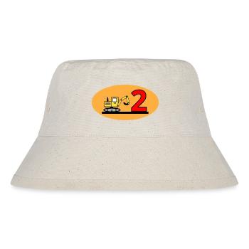 Bagger - Stanley/Stella recycelter Bucket Hat - Naturweiß - Vorne