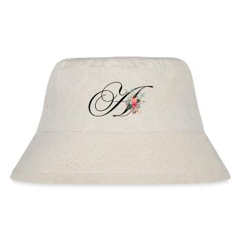 Brief an Blumen - Stanley/Stella recycelter Bucket Hat - Naturweiß - Vorne